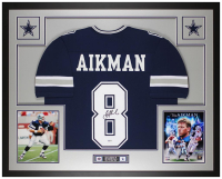 Troy Aikman Signed Custom Framed Jersey Display (Beckett) at PristineAuction.com