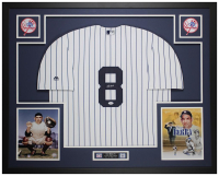 Yogi Berra Signed Custom Framed Jersey Display (JSA) at PristineAuction.com