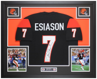 Boomer Esiason Signed Custom Framed Jersey Display (Beckett) at PristineAuction.com