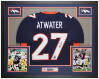 Steve Atwater Signed Custom Framed Jersey Display (Beckett) at PristineAuction.com