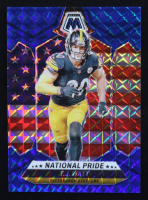 T.J. Watt 2024 Panini Mosaic Mosaic Blue #266 NP #91/99 at PristineAuction.com