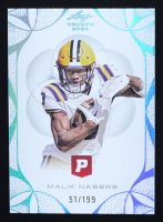 Malik Nabers 2024 Leaf Trinity Pristine Auction Blue #70 RC #51/199 at PristineAuction.com