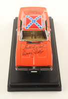 "Dukes of Hazzard" 1:18 General Lee Die Cast Car Signed by (7) Including Tom Wopat, Catherine Bach, John Schneider, James Best with Character Inscriptions (Beckett) at PristineAuction.com