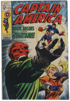 1969 "Captain America" Issue #115 Marvel Comic Book at PristineAuction.com