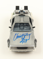 Christopher Lloyd Signed "Back to the Future Part 2" DeLorean Time Machine 1:24 Scale Die-Cast Car (Beckett) at PristineAuction.com