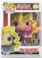 Megan Hollingshead Signed "Yu-Gi-Oh!" #1060 Mai Valentine Funko Pop! Animation Vinyl Figure Inscribed "Mai" (JSA) at PristineAuction.com