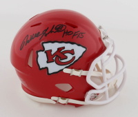 Will Shields Signed Chiefs Speed Mini Helmet Inscribed "HOF 15" (JSA) at PristineAuction.com