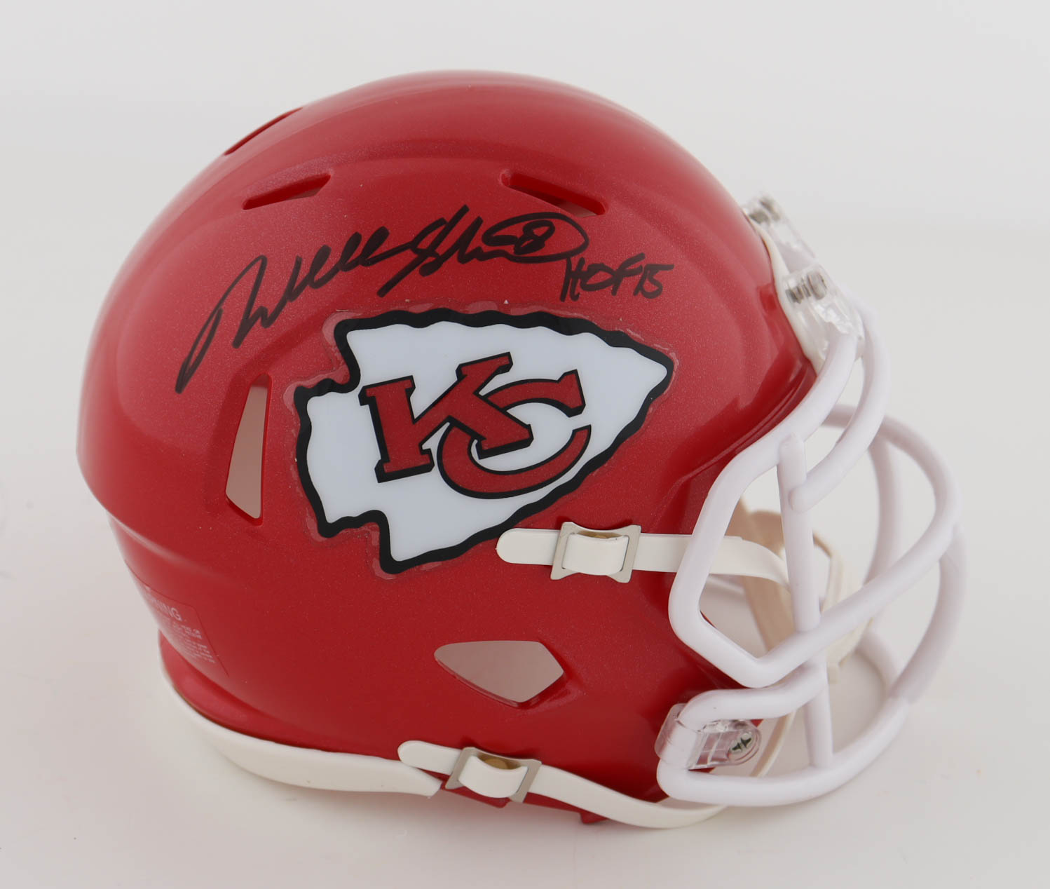 Will Shields Signed Chiefs Speed Mini Helmet Inscribed "HOF 15" (JSA) at PristineAuction.com Will Shields Signed Chiefs Speed Mini Helmet Inscribed "HOF 15" (JSA) at PristineAuction.com
