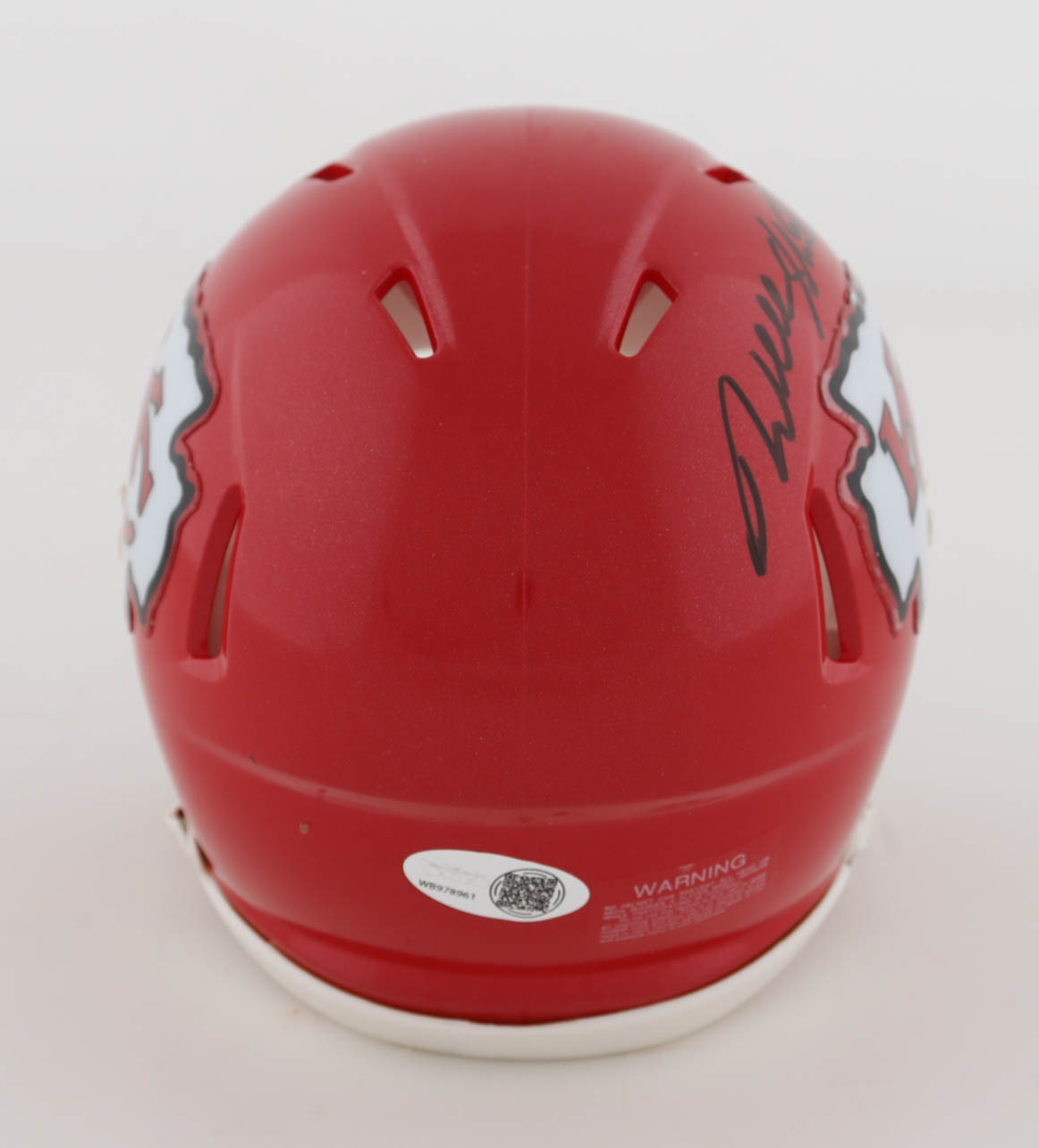 Will Shields Signed Chiefs Speed Mini Helmet Inscribed "HOF 15" (JSA) at PristineAuction.com Will Shields Signed Chiefs Speed Mini Helmet Inscribed "HOF 15" (JSA) at PristineAuction.com