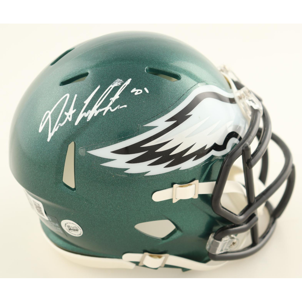 Grant Calcaterra Signed Eagles Speed Mini Helmet (Beckett) at PristineAuction.com