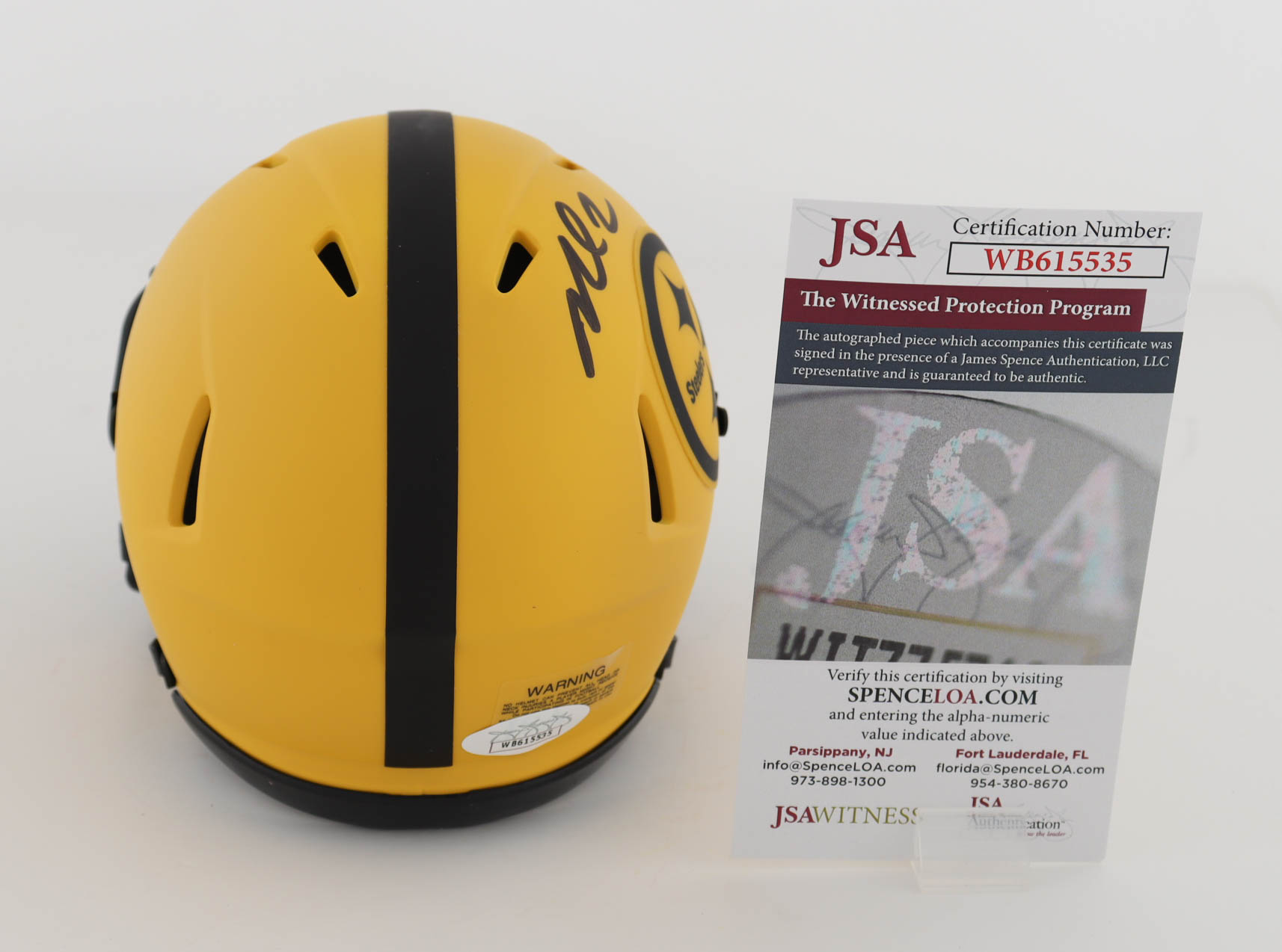 Michael Vick Signed Steelers Rave Alternate Speed Mini Helmet (JSA) at PristineAuction.com Michael Vick Signed Steelers Rave Alternate Speed Mini Helmet (JSA) at PristineAuction.com