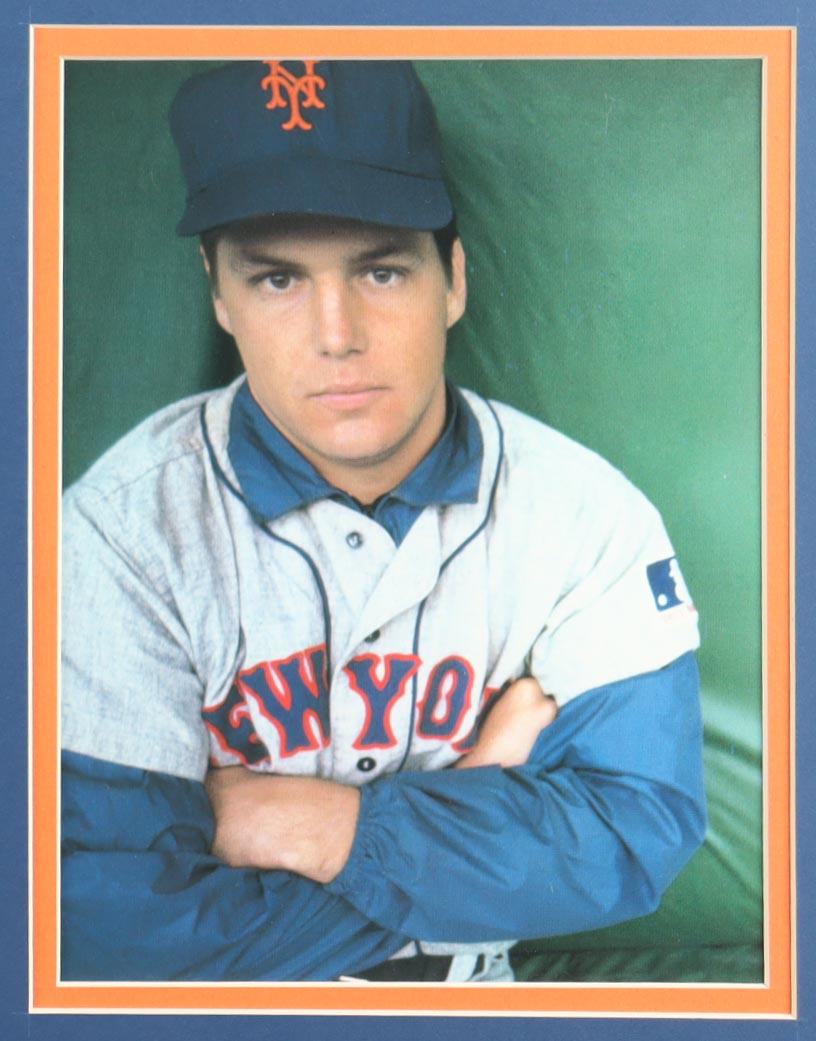 Tom Seaver Signed Custom Framed Cut Display with Jersey & HOF Induction Pin (PSA) at PristineAuction.com Tom Seaver Signed Custom Framed Cut Display with Jersey & HOF Induction Pin (PSA) at PristineAuction.com