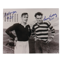 Jay Berwanger & Larry Kelley Signed 8x10 Photo Inscribed "1935" & "1936" (PSA) at PristineAuction.com