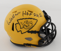 Willie Roaf & Emmitt Thomas Signed Chiefs Rave Alternate Speed Mini Helmet Inscribed "HOF 2012" & "HOF 08" (JSA) at PristineAuction.com