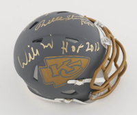 Willie Roaf, Will Shields & Emmitt Thomas Signed Chiefs Slate Alternate Speed Mini Helmet Inscribed "HOF 2012", "HOF 15" & "HOF 08" (JSA) at PristineAuction.com