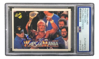 Hulk Hogan Signed 1990 Classic WWF #11 (PSA) at PristineAuction.com