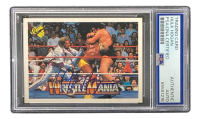 Hulk Hogan Signed 1990 Classic WWF #35 (PSA) at PristineAuction.com