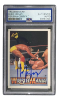 Hulk Hogan Signed 1990 Classic WWF #27 (PSA) at PristineAuction.com