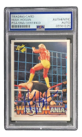 Hulk Hogan Signed 1990 Classic WWF #14 (PSA) at PristineAuction.com