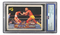 Hulk Hogan Signed 1990 Classic WWF #95 (PSA) at PristineAuction.com