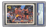 Hulk Hogan Signed 1990 Classic WWF #34 (PSA) at PristineAuction.com