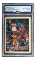 Hulk Hogan Signed 1990 Classic WWF #33 (PSA) at PristineAuction.com