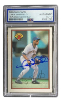Gary Sheffield Signed 1989 Bowman #142 RC (PSA) at PristineAuction.com
