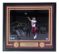 Jayden Daniels Signed Commanders Custom Framed Photo (Fanatics) at PristineAuction.com