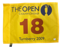 2009 Open Championship Turnberry Event-Issued Golf Flag (Fanatics) at PristineAuction.com