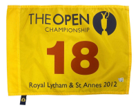2012 Open Championship Event-Issued Golf Flag (Fanatics) at PristineAuction.com