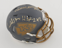 Willie Roaf, Will Shields & Emmitt Thomas Signed Chiefs Slate Alternate Speed Mini Helmet Inscribed "HOF 2012", "HOF 15" & "HOF 08" (JSA) at PristineAuction.com