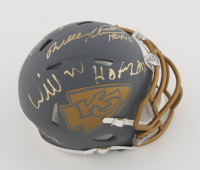 Willie Roaf, Will Shields & Emmitt Thomas Signed Chiefs Slate Alternate Speed Mini Helmet Inscribed "HOF 2012", "HOF 15" & "HOF 08" (JSA) at PristineAuction.com