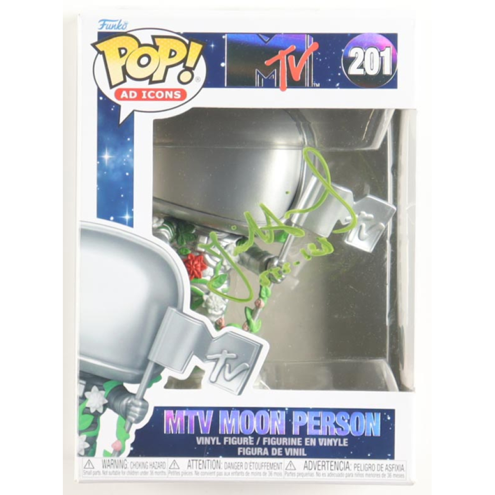 Jose Hernandez Signed "MTV" #18 MTV Moon Person Funko Pop! Vinyl Figure Inscribed "STS-128" (Beckett) at PristineAuction.com