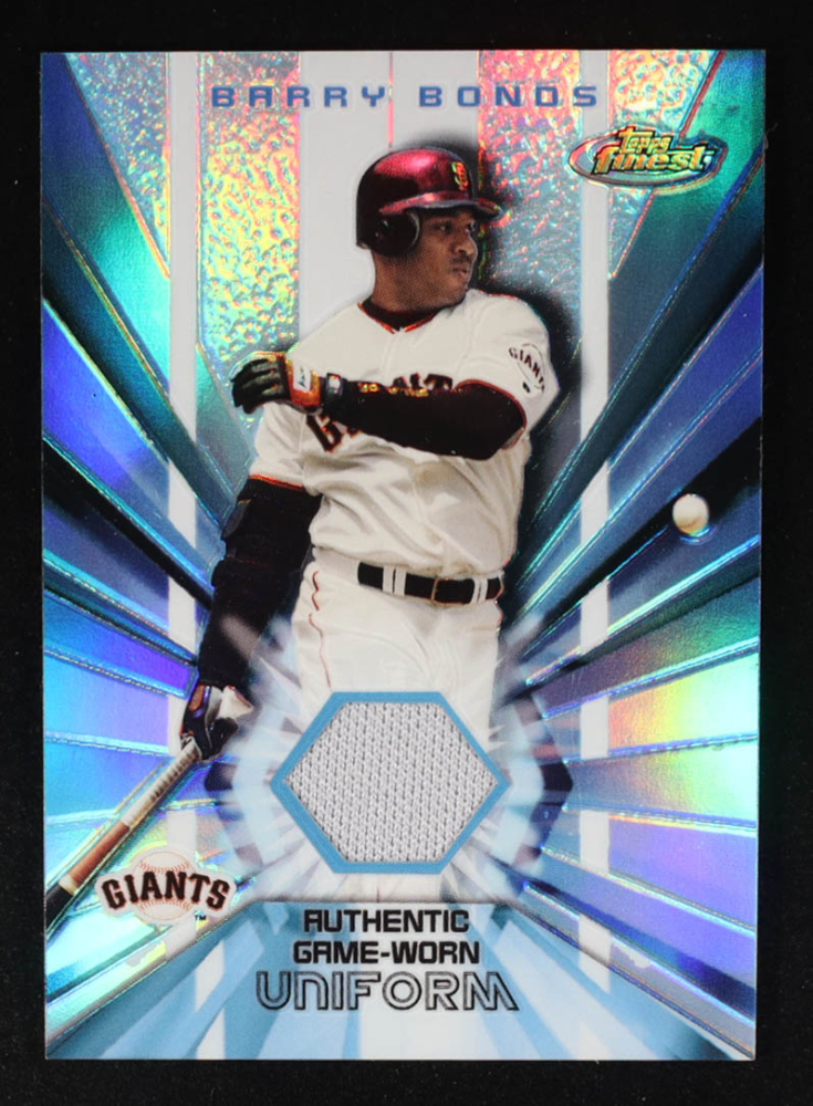 Barry Bonds 2002 Finest Jersey Relics #FRJBB