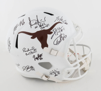 2005 Texas Longhorns Full-Size Speed Helmet Signed by (24) with Vince Young, Romonce Taylor, Michael Griffin, Jermichael Finley (AIV) at PristineAuction.com