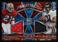 Andre Rison / Deion Sanders 2024 Panini Spectra Rivals Materials Neon Blue #6 #30/60 at PristineAuction.com
