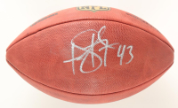 Troy Polamalu Signed  "The Duke" NFL Football (Beckett) at PristineAuction.com