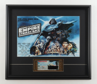 1980 "Star Wars: The Empire Strikes Back" Custom Framed Print Display with Original 1980 Film Cell with Hologram at PristineAuction.com