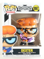 Candi Milo Signed "Cartoon Network" #1067 Dexter Funko Pop! Vinyl Figure Inscribed "Dexter" with Hand Drawn Glasses Sketch (JSA) at PristineAuction.com