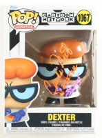 Candi Milo Signed "Cartoon Network" #1067 Dexter Funko Pop! Vinyl Figure Inscribed "Dexter" with Hand Drawn Glasses Sketch (JSA) at PristineAuction.com