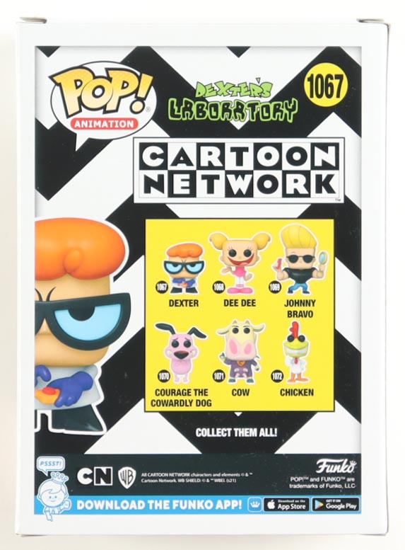Candi Milo Signed "Cartoon Network" #1067 Dexter Funko Pop! Vinyl Figure Inscribed "Dexter" with Hand Drawn Glasses Sketch (JSA) at PristineAuction.com Candi Milo Signed "Cartoon Network" #1067 Dexter Funko Pop! Vinyl Figure Inscribed "Dexter" with Hand Drawn Glasses Sketch (JSA) at PristineAuction.com
