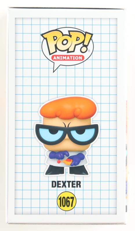 Candi Milo Signed "Cartoon Network" #1067 Dexter Funko Pop! Vinyl Figure Inscribed "Dexter" with Hand Drawn Glasses Sketch (JSA) at PristineAuction.com Candi Milo Signed "Cartoon Network" #1067 Dexter Funko Pop! Vinyl Figure Inscribed "Dexter" with Hand Drawn Glasses Sketch (JSA) at PristineAuction.com
