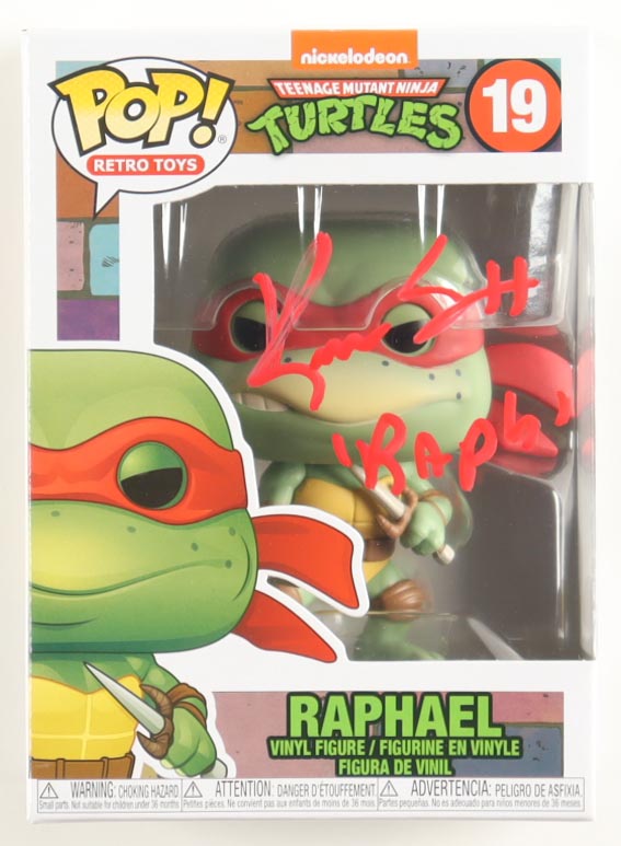 Kenn Scott Signed "Teenage Mutant Ninja Turtles" #19 Raphael Funko Pop! Vinyl Figure Inscribed "'Raph'" (JSA) at PristineAuction.com Kenn Scott Signed "Teenage Mutant Ninja Turtles" #19 Raphael Funko Pop! Vinyl Figure Inscribed "'Raph'" (JSA) at PristineAuction.com
