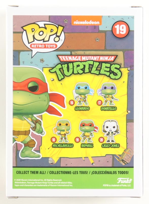 Kenn Scott Signed "Teenage Mutant Ninja Turtles" #19 Raphael Funko Pop! Vinyl Figure Inscribed "'Raph'" (JSA) at PristineAuction.com Kenn Scott Signed "Teenage Mutant Ninja Turtles" #19 Raphael Funko Pop! Vinyl Figure Inscribed "'Raph'" (JSA) at PristineAuction.com