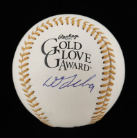 DJ LeMahieu Signed Gold Glove Award Baseball (Beckett) at PristineAuction.com