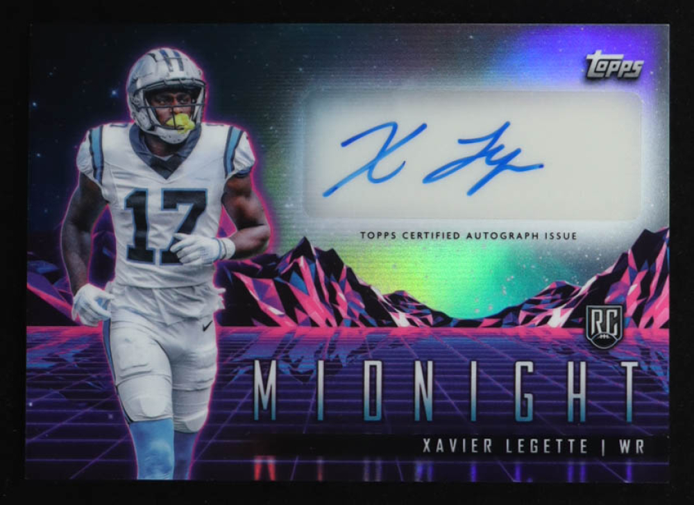 Xavier Legette 2024 Topps Midnight Rookie Horizon Signatures #RHSXL RC