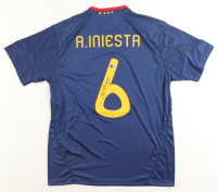 Andres Iniesta Signed Spain Adidas Authentic Jersey (Beckett) at PristineAuction.com