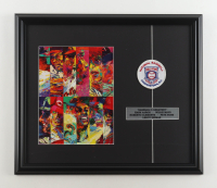 "Baseball's Greatest" Custom Framed Leory Neiman Art Print Display with Name Plaque & Hall Of Fame Patch at PristineAuction.com