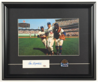 Don Drysdale Signed Dodgers Custom Framed Cut Display with Photo & World Series Pin (PSA) at PristineAuction.com
