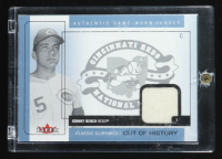 Johnny Bench 2005 Classic Clippings Cut of History Single Jersey Blue #JB at PristineAuction.com
